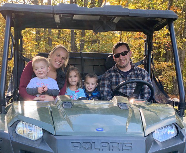 Lindsey & Andy Kirchner family photo submitted
